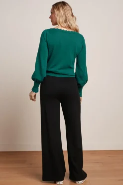 King Louie Broeken|Fintan Pants Milano Crepe Black