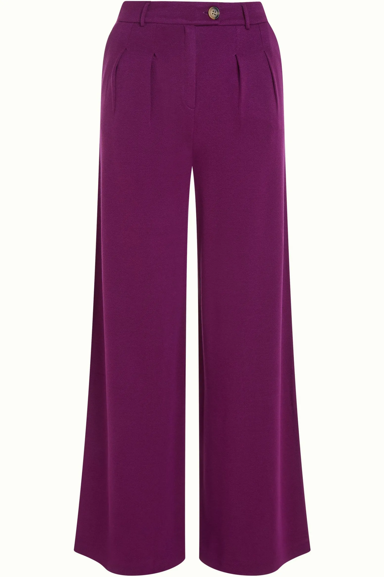 King Louie Broeken|Fintan Pants Milano Crepe Caspia Purple