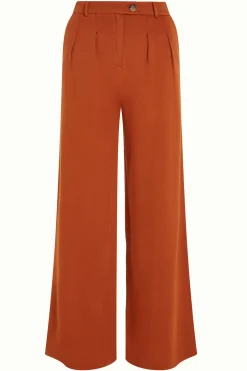 King Louie Broeken|Fintan Pants Milano Crepe Caramel