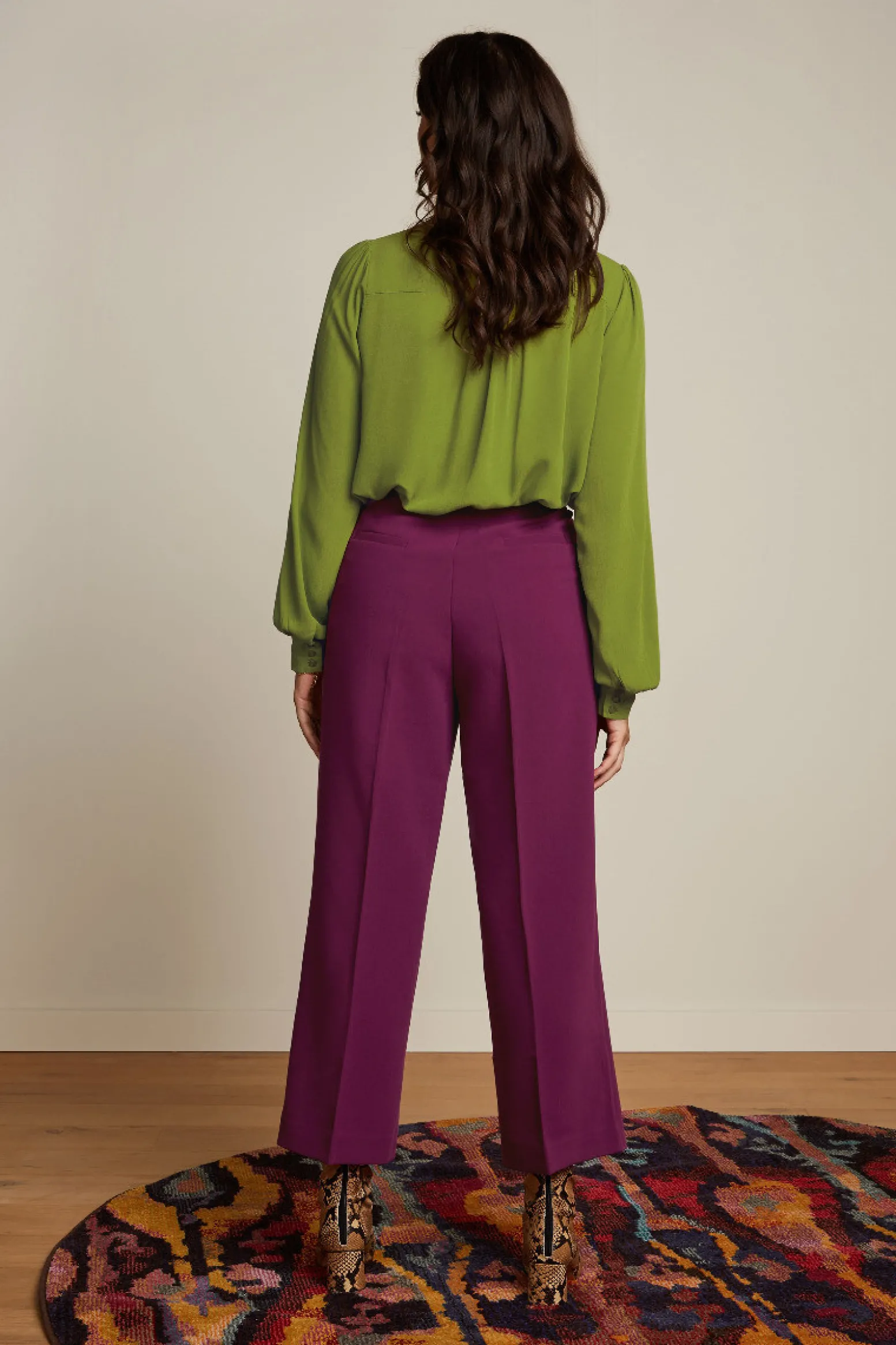 King Louie Broeken|Fintan Pants Simonet Caspia Purple