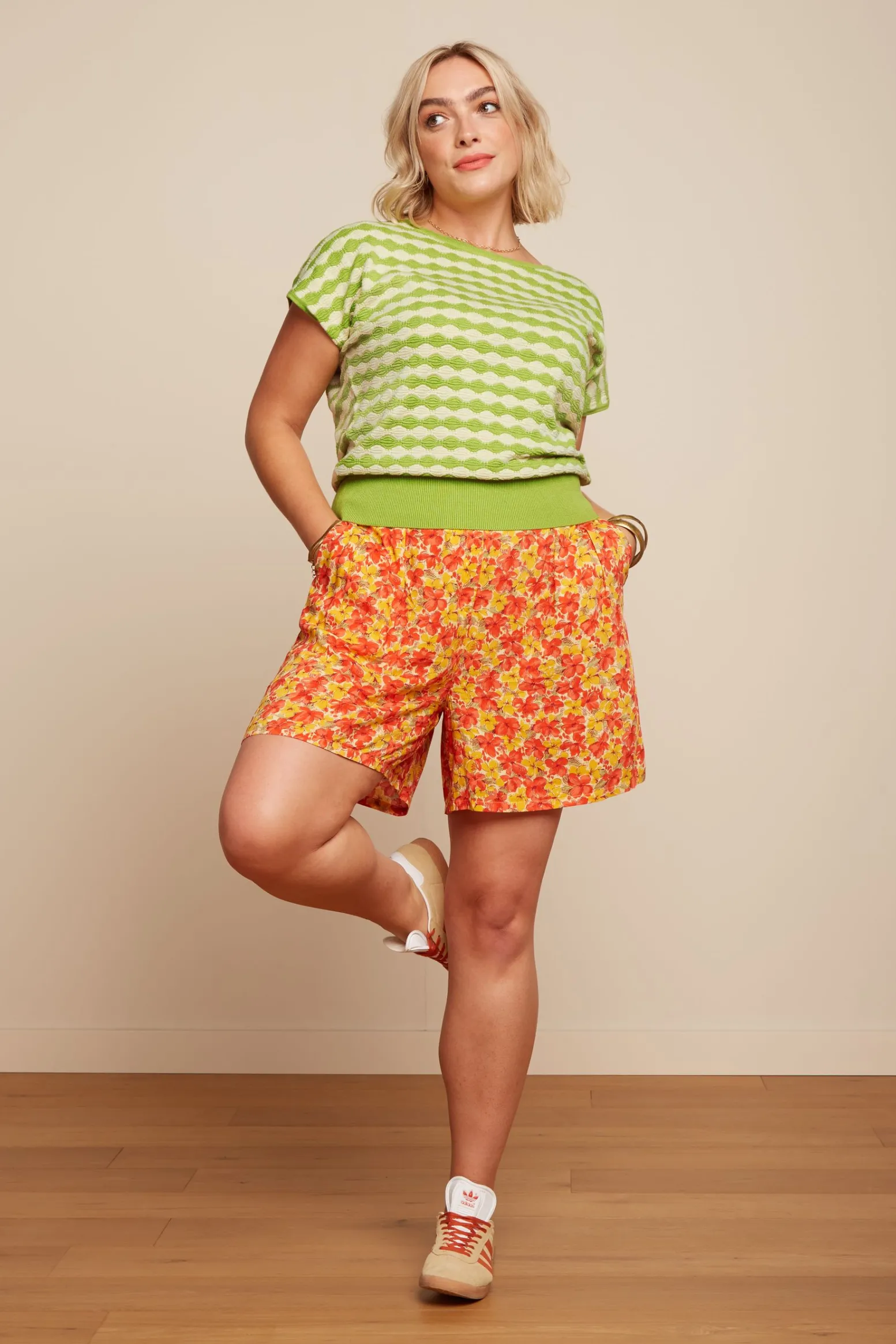 King Louie Broeken|Fintan Shorts Doree Fiesta Red