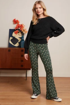 King Louie Broeken|Flared Pants Carnaby Urban Green