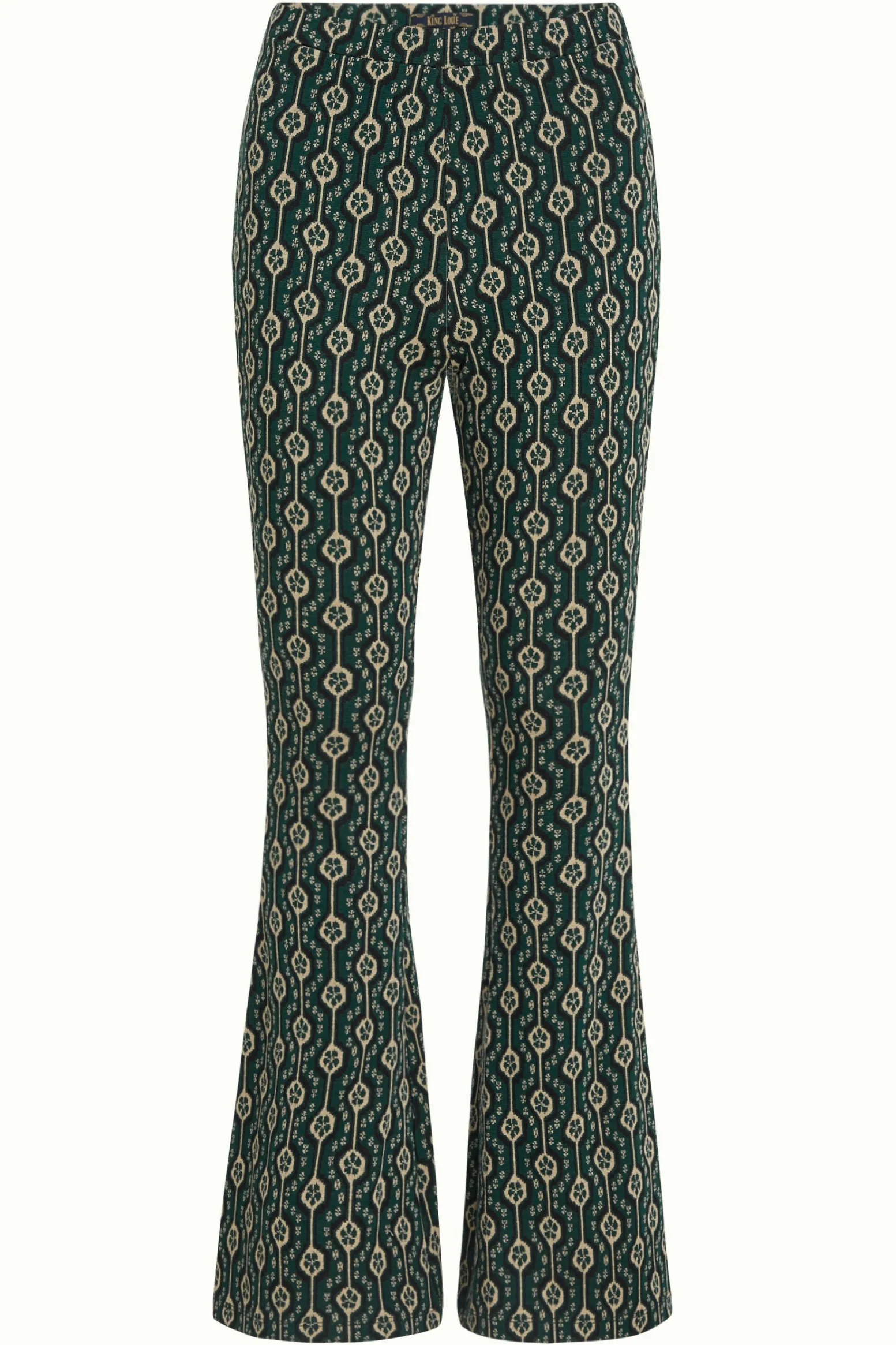 King Louie Broeken|Flared Pants Carnaby Urban Green