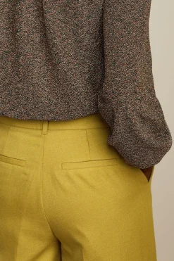 King Louie Broeken|Frederica Pants Brighton Koi Yellow