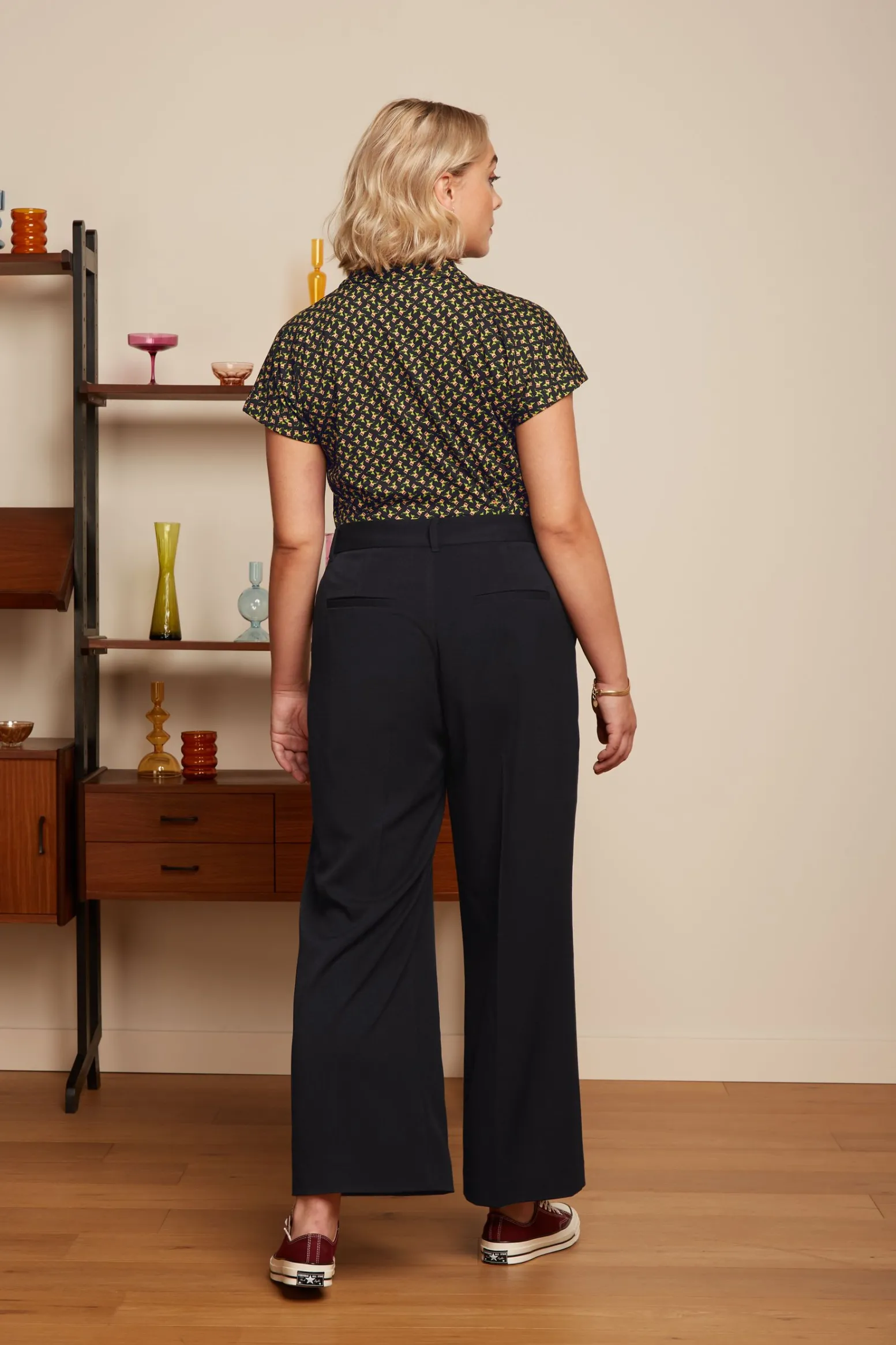 King Louie Broeken|Frederica Pants Broadway Black