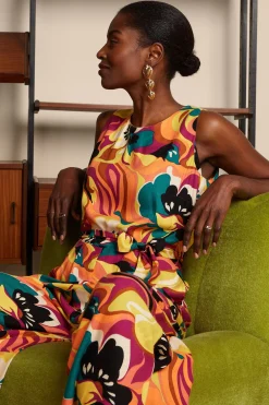 King Louie Jumpsuits|Frida Jumpsuit Aurelio Shell Orange