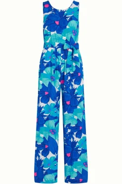 King Louie Jumpsuits|Frida Jumpsuit Seychelles Surf Blue