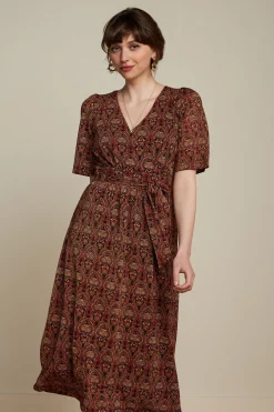 King Louie Jurken|Giorgia Dress Mystic Spicy Brown