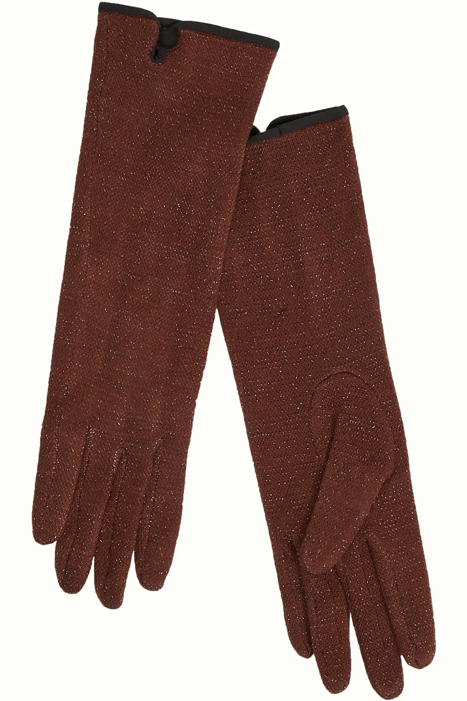 King Louie Accessoires|Glove Long Disco Merlot Brown