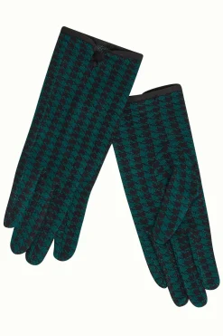 King Louie Accessoires|Glove Pied De Poule Dragonfly Green