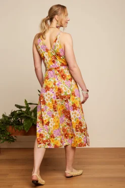 King Louie Jurken|Hazel Dress Marini Tuscan Yellow