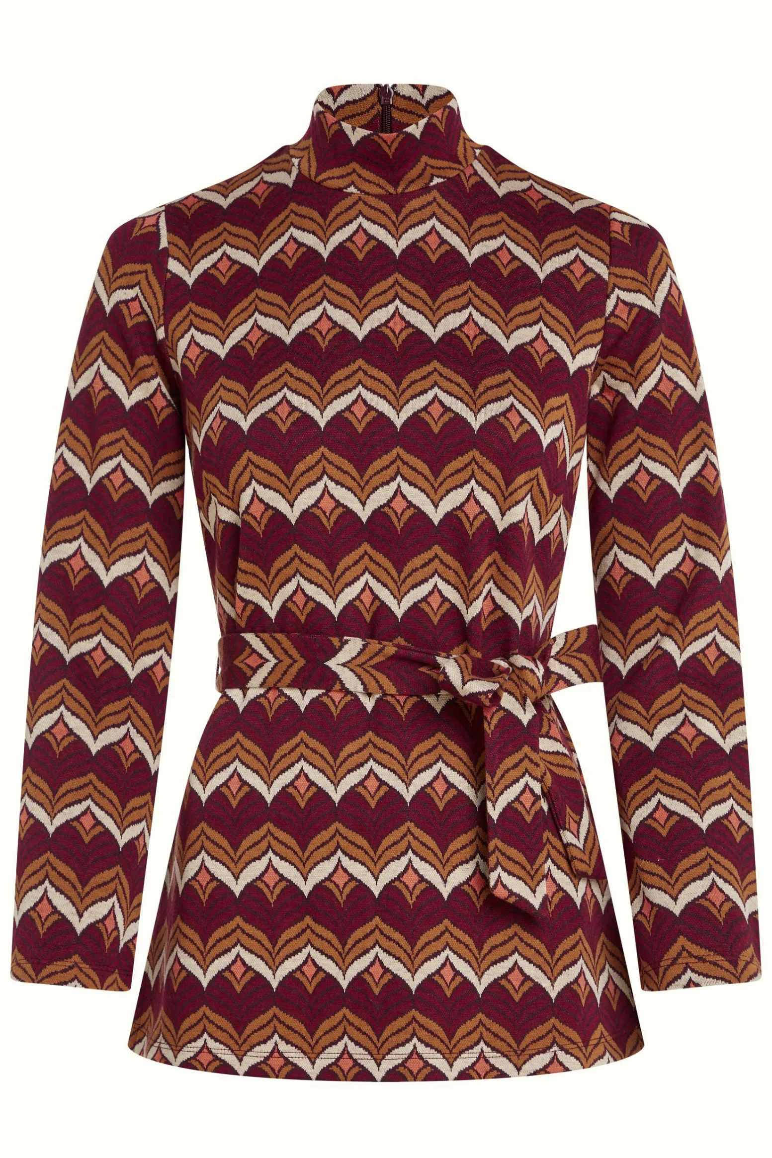 King Louie Tops & Shirts|Heloisa Tunic Top Lounge Cabernet Red