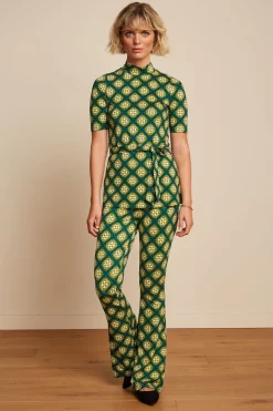 King Louie Tops & Shirts|Heloise Tunic Top Kirby Para Green