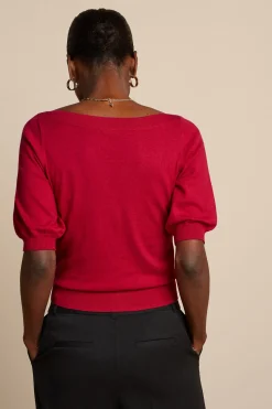 King Louie Tops & Shirts|Ivy Top Cocoon Icon Red