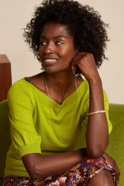 King Louie Tops & Shirts|Ivy Top Cocoon Citronelle Yellow