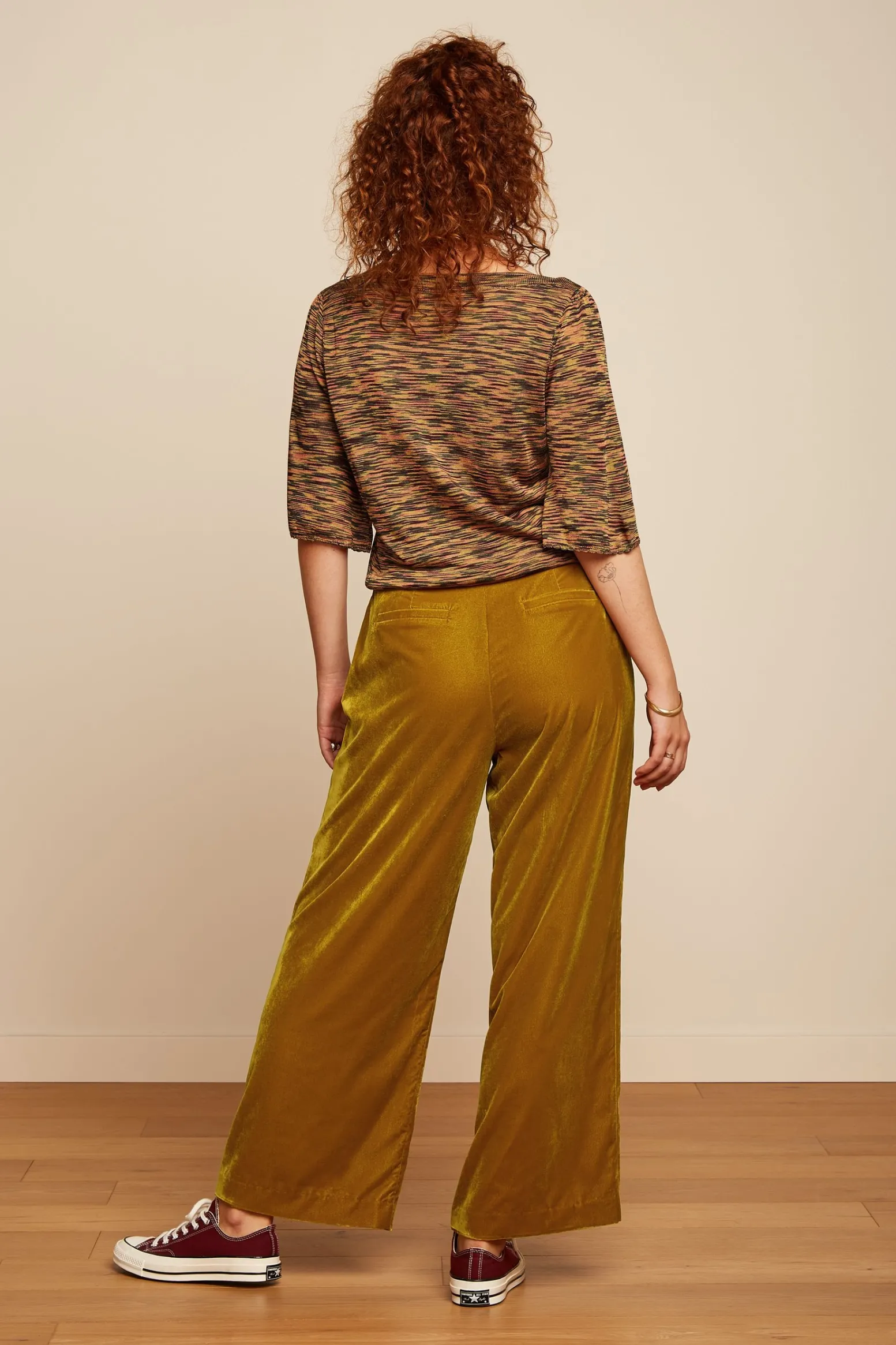King Louie Tops & Shirts|Ivy Top Wide Sleeve Bobbie Gold