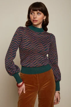 King Louie Truien|Jada Sweater Lava Pine Green