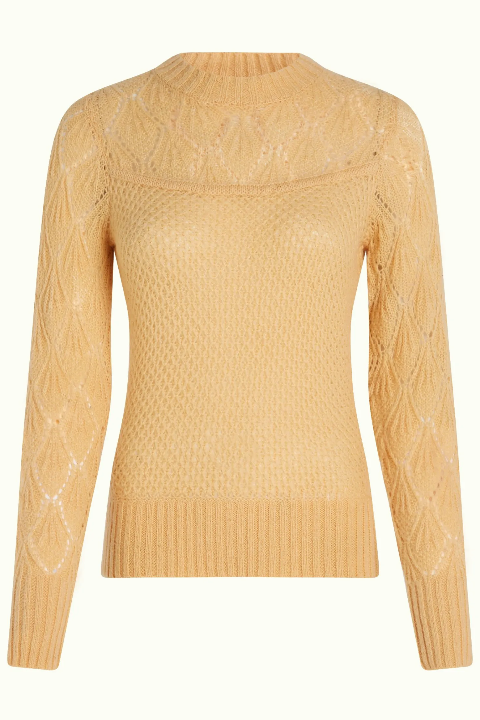 King Louie Tops & Shirts|Jeannie Yoke Sweater Farfalle Pebble