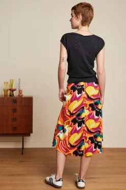 King Louie Rokken|Juno Skirt Aurelio Shell Orange