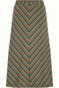 King Louie Rokken|Juno Skirt Castillo Stripe Black