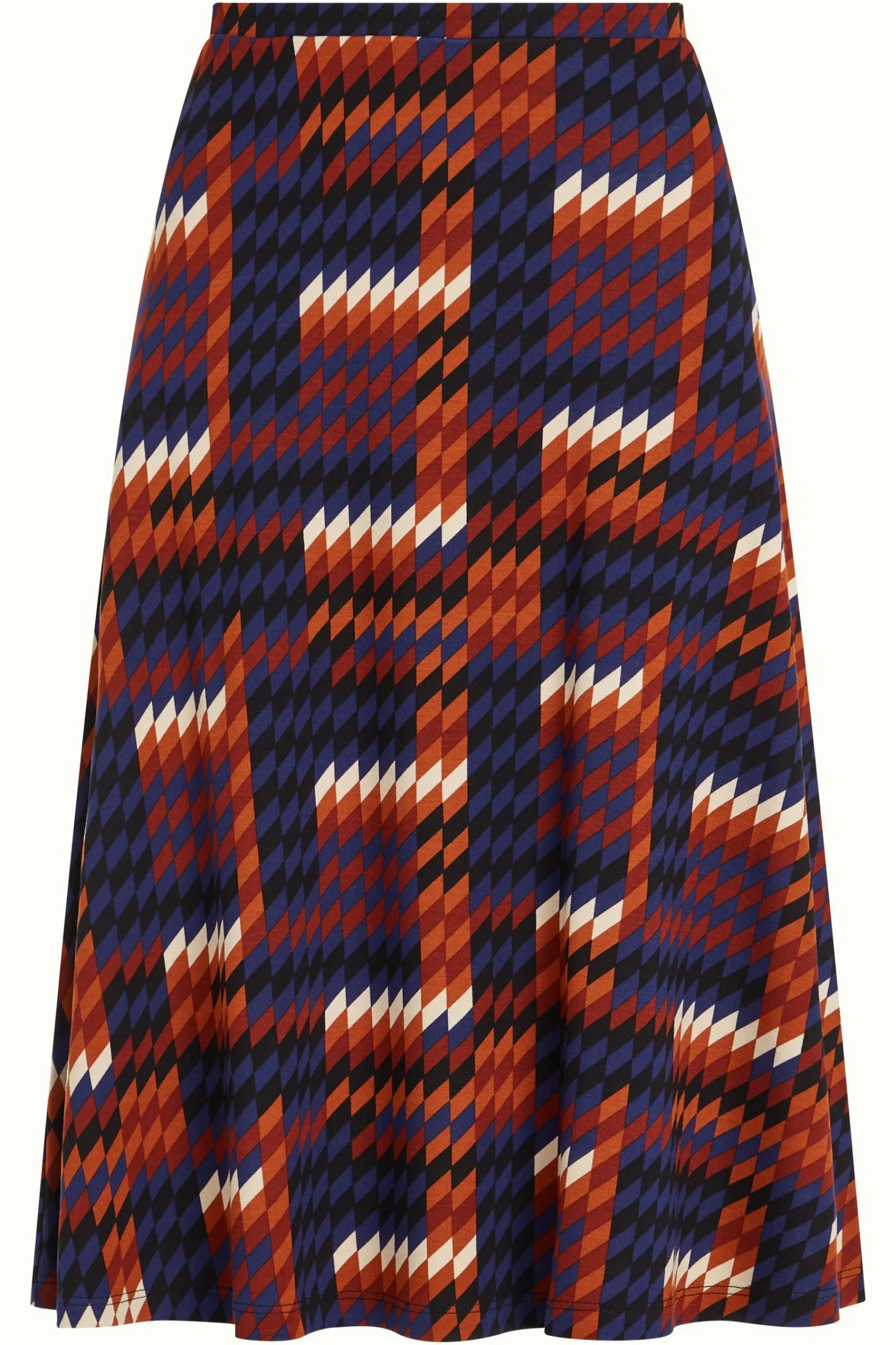 King Louie Rokken|Juno Skirt Clark Streeple Blue