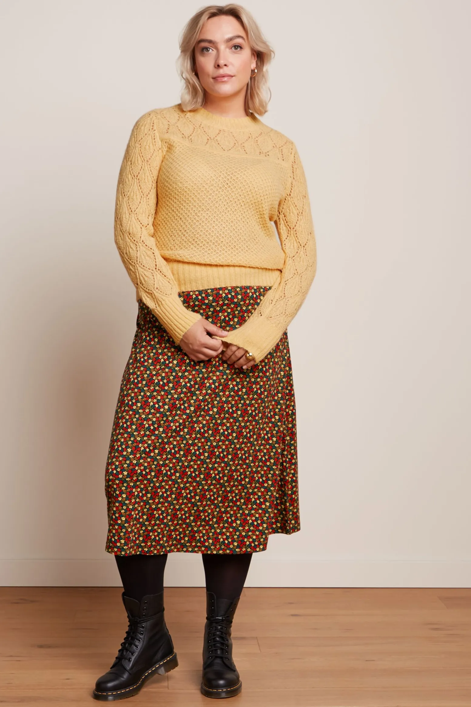 King Louie Rokken|Juno Skirt Flaminga Black
