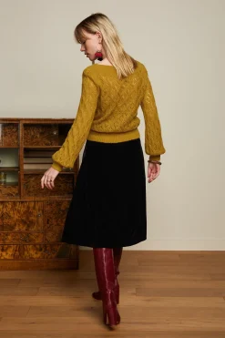 King Louie Rokken|Juno Skirt Gamine Black
