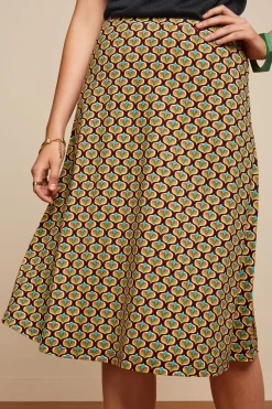 King Louie Rokken|Juno Skirt Indy Delphinium Green