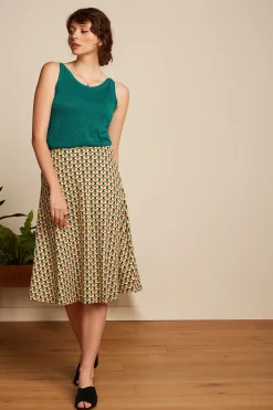 King Louie Rokken|Juno Skirt Indy Sun Orange