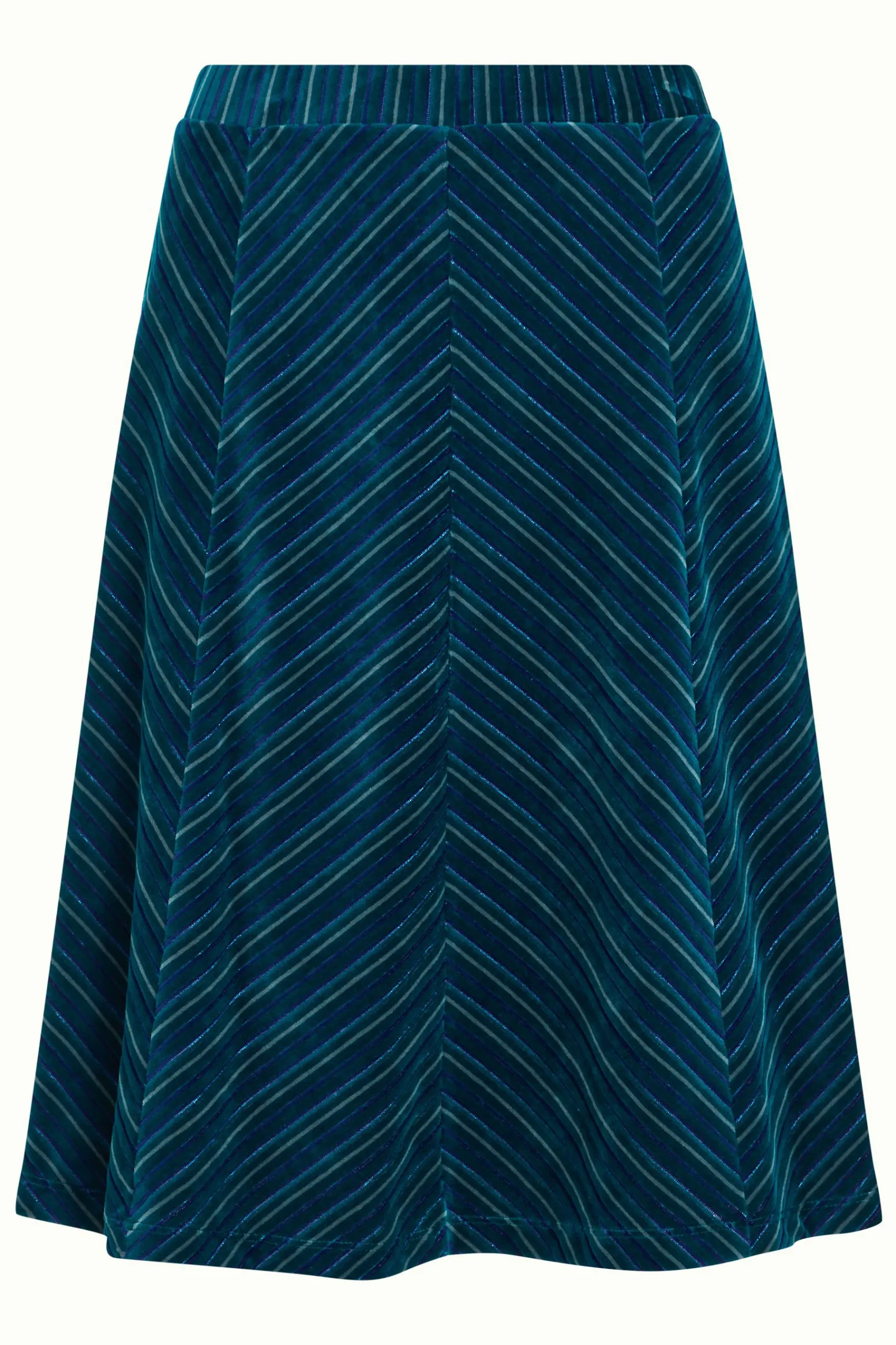 King Louie Rokken|Juno Skirt Moda Stripe Lapis Blue