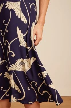 King Louie Rokken|Juno Skirt Pixy Evening Blue