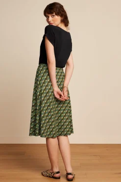 King Louie Rokken|Juno Skirt Tate Black