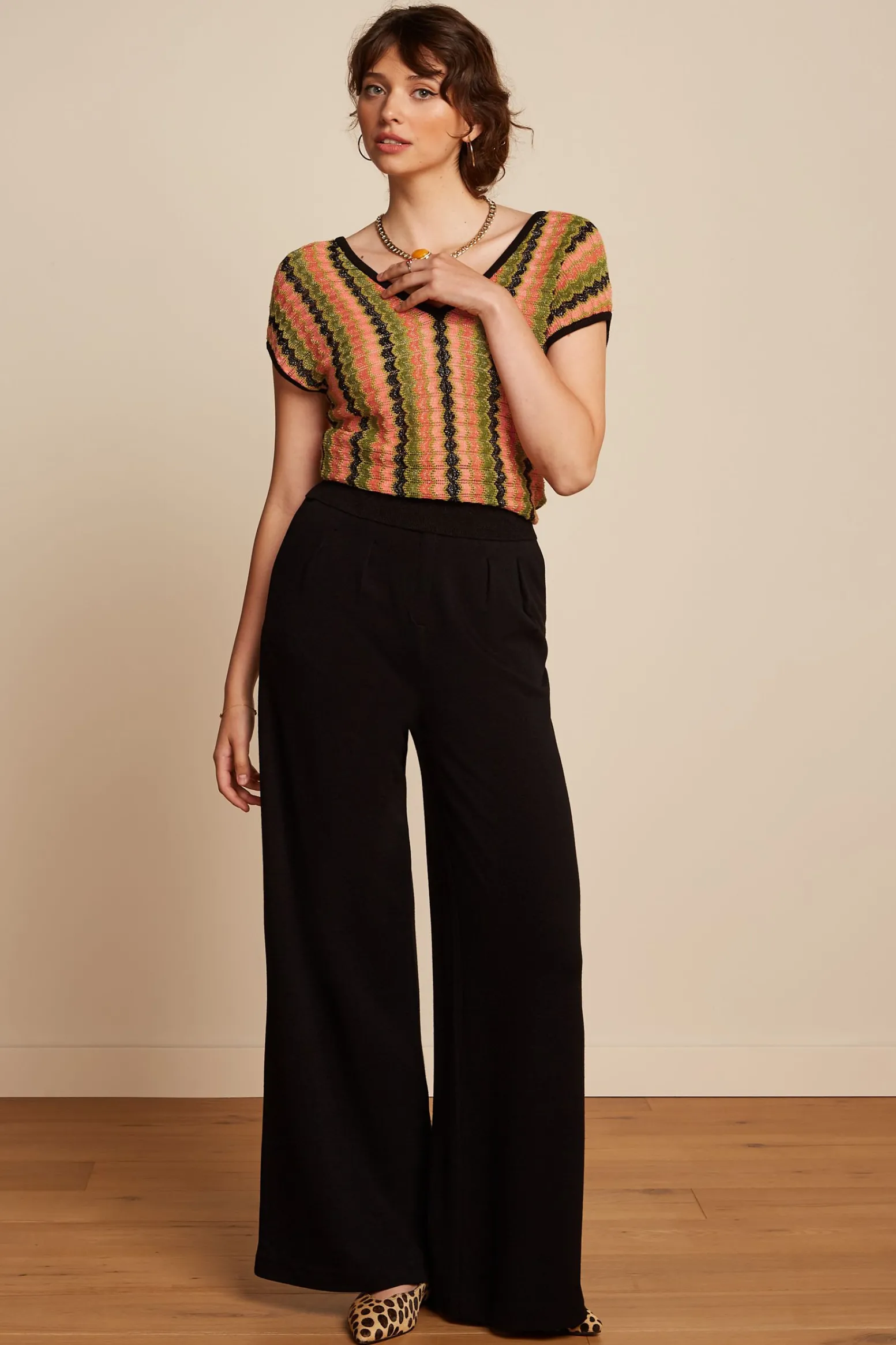 King Louie Tops & Shirts|Kate Top Magic Black