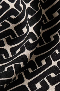 King Louie Jurken|Kiki Kaftan Frankie Black