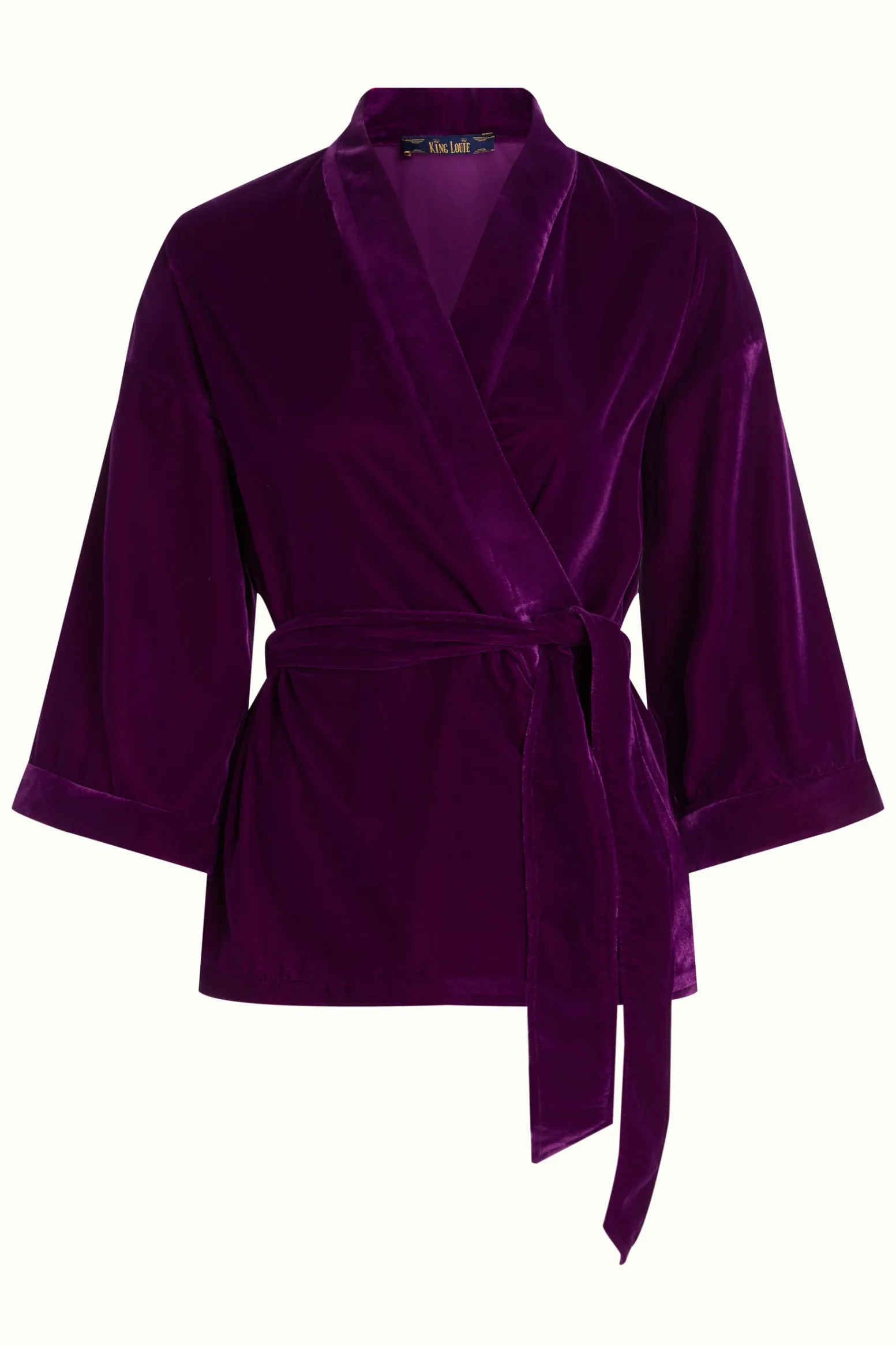 King Louie Jassen & Blazers|Kimono Jacket Gamine Royale Purple