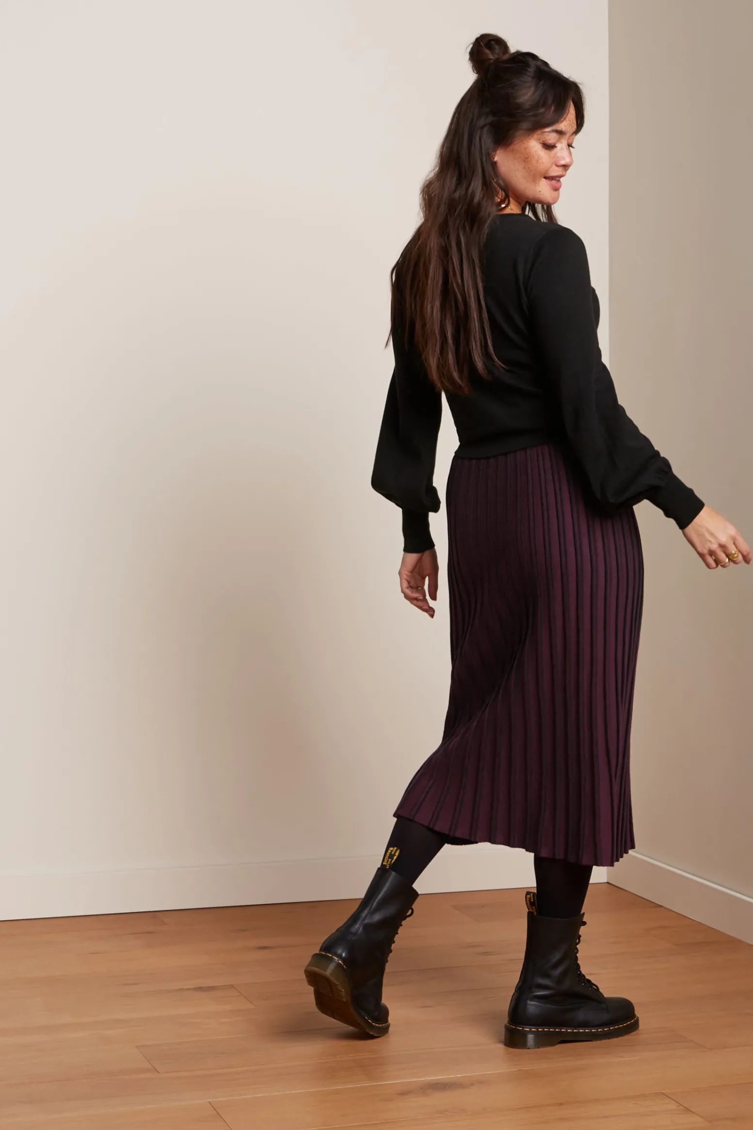 King Louie Rokken|Knit Skirt Gilmour Black