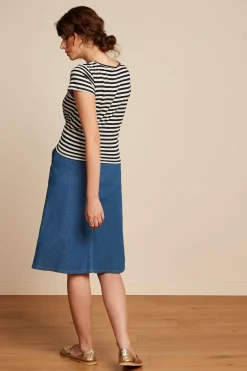 King Louie Tops & Shirts|Knot T-Shirt Chopito Stripe Black