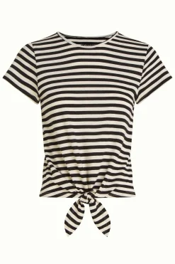 King Louie Tops & Shirts|Knot T-Shirt Chopito Stripe Black