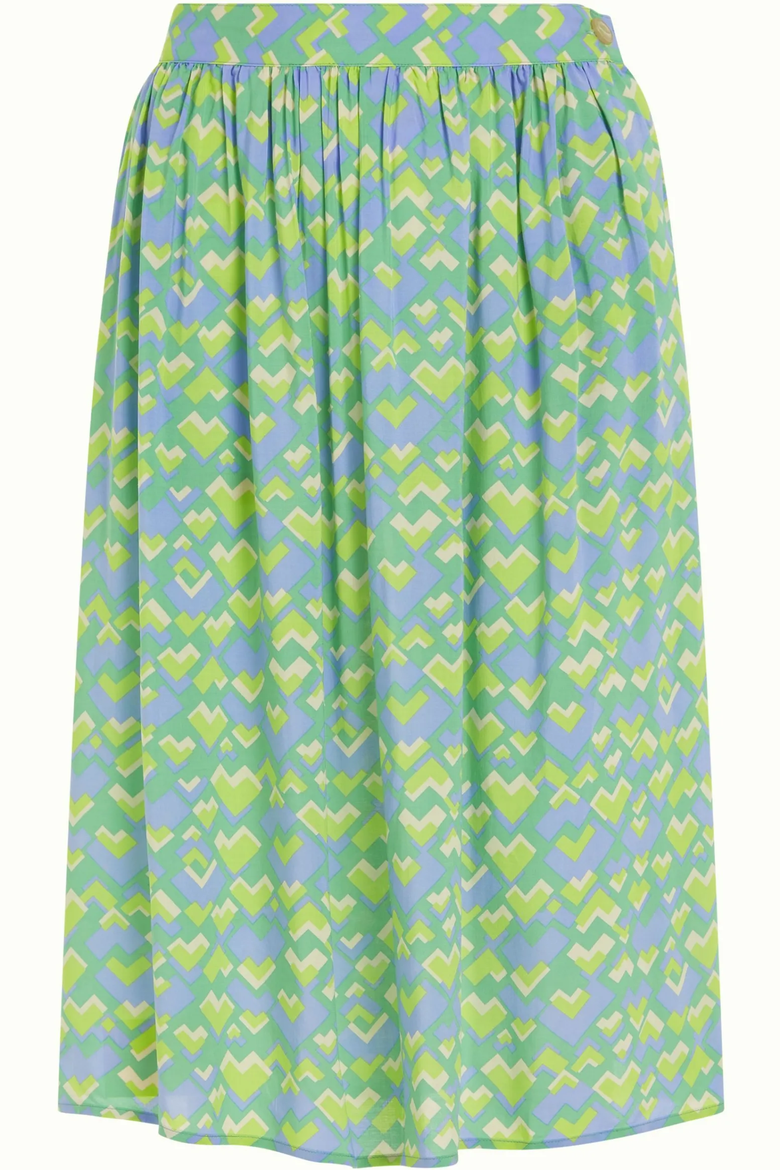 King Louie Rokken|Layla Skirt Cocktail Macaw Green