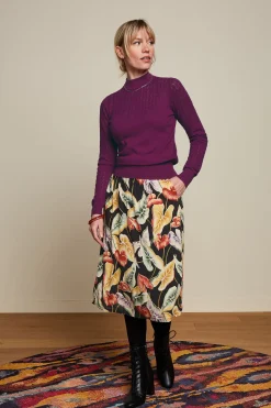 King Louie Rokken|Layla Skirt Marmora Black