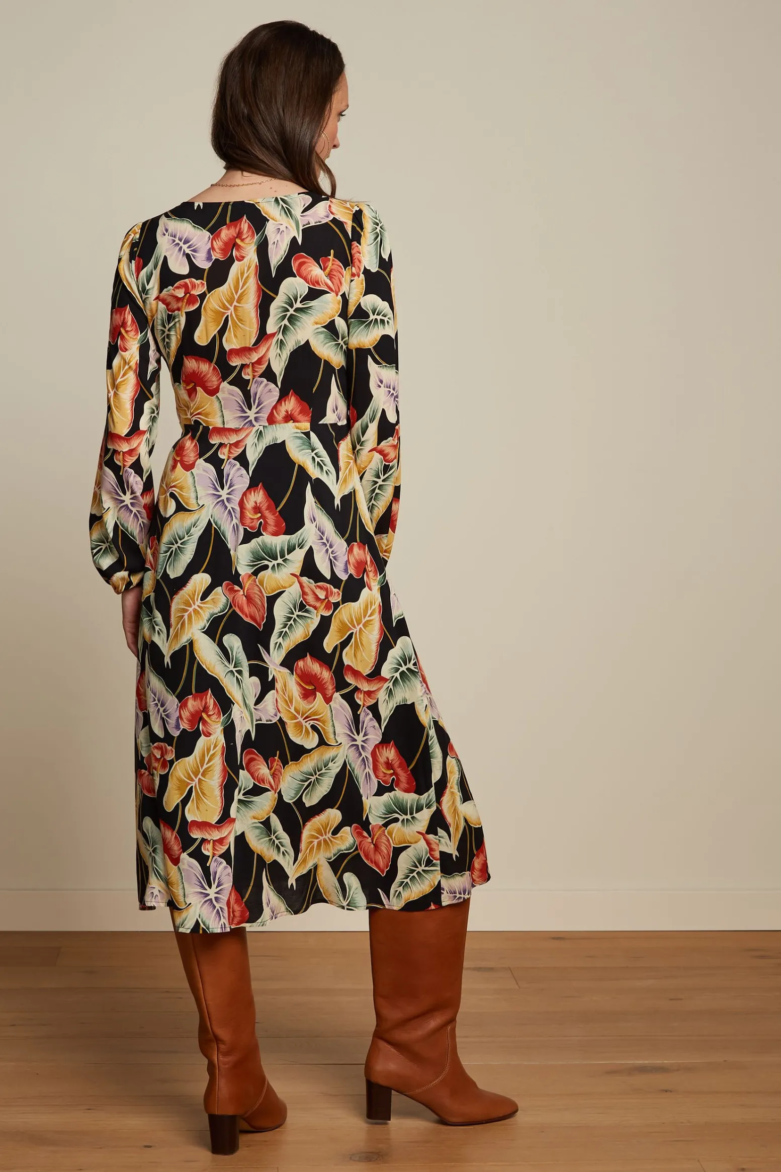 King Louie Jurken|Lelia Dress Marmora Black