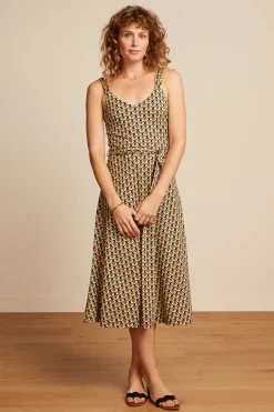 King Louie Jurken|Lenny Dress Indy Sun Orange
