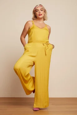 King Louie Jumpsuits|Lenny Jumpsuit Bisque Tuscan Yellow