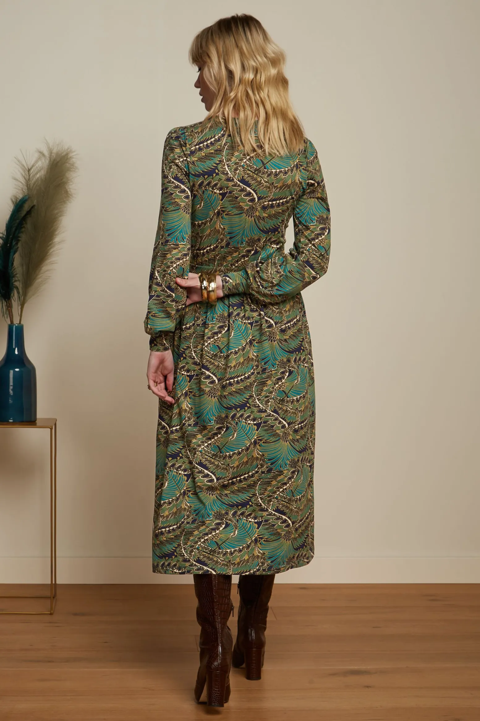 King Louie Jurken|Loretta Dress Venus Blue