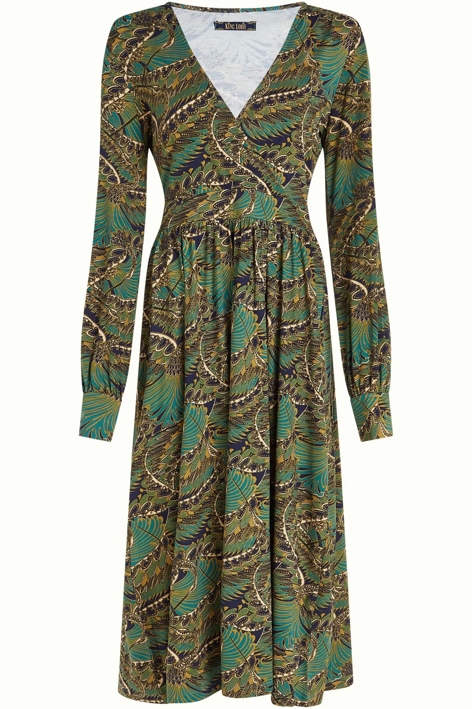 King Louie Jurken|Loretta Dress Venus Blue