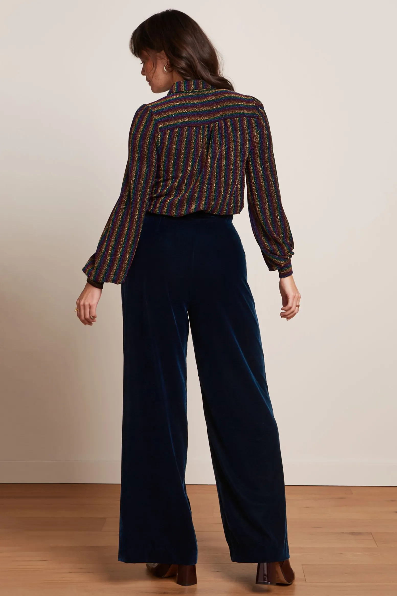 King Louie Blouses|Maisie Blouse Alma Lurex Multi Color