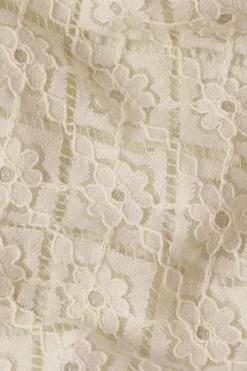 King Louie Blouses|Maisie Blouse Artiste Lace Ivory