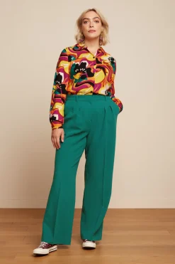 King Louie Blouses|Maisie Blouse Aurelio Shell Orange