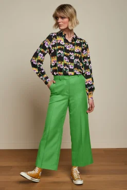 King Louie Blouses|Maisie Blouse Rebelle Black