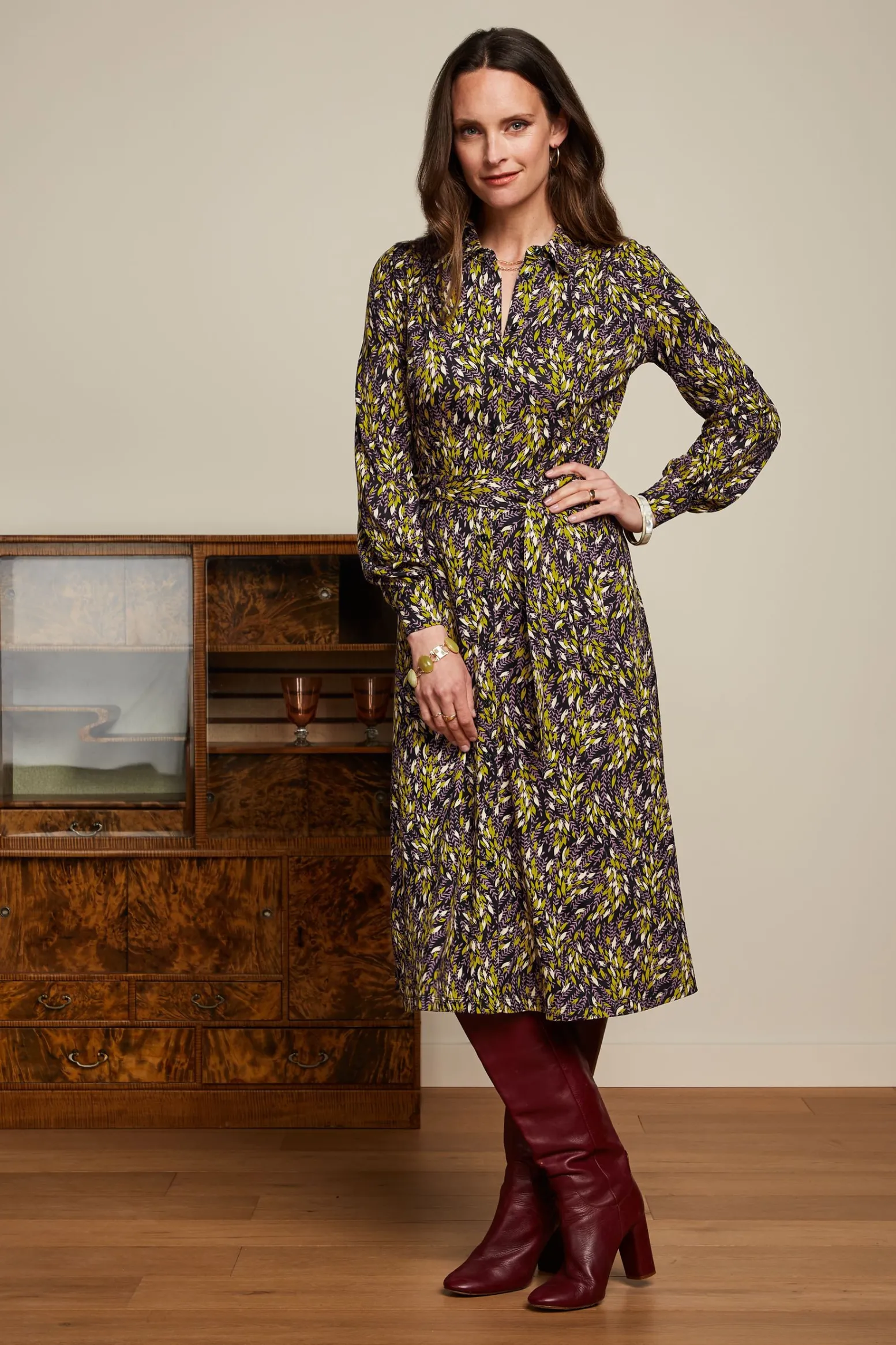 King Louie Jurken|Maisie Dress Osio Black